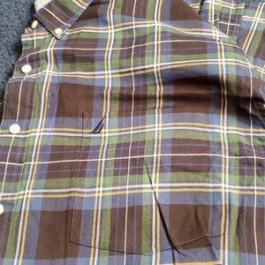 Button down Nautica shirt plaid